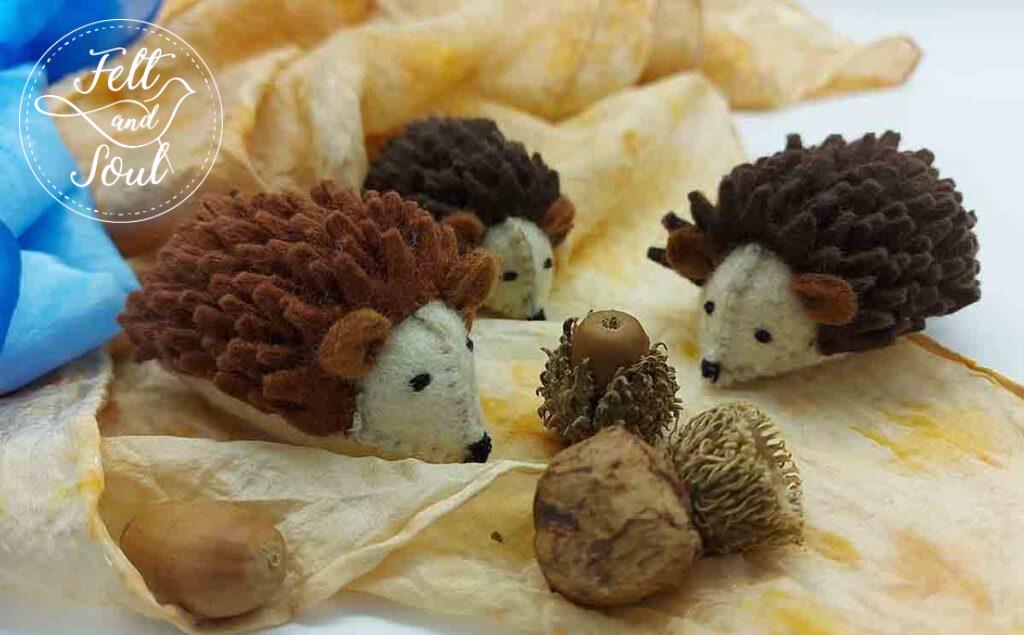 Felt and Soul gyapjúfilc süni és októberi évszakasztal